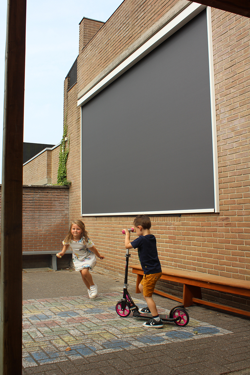 SUYS Systems Screens Buitenzonwering School